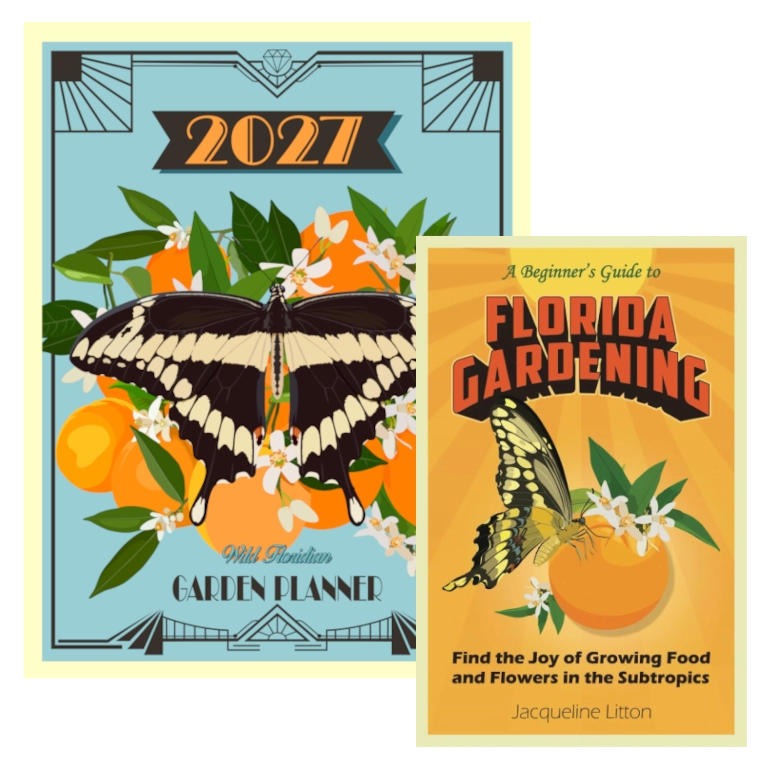 2027 Wild Floridian Garden Planner cover and A Beginner's Guide to Florida Gardening cover